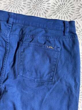 Lauren Ralph Lauren Women's Royal Blue Casual Pants Size 16W